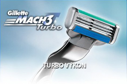 GILLETTE MACH 3 Turbo 8 ks